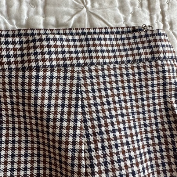Michael Kors Collection Black Brown Gingham Pencil Skirt 2 NWOT - Picture 4 of 7
